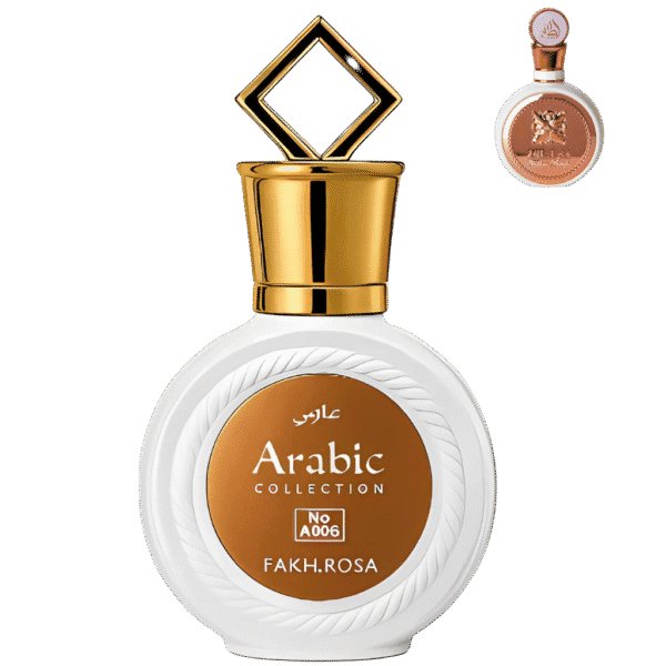 Fakhar Rose –Arabic, Perfume árabe feminino, levemente doce, equilibrado e muito sensual